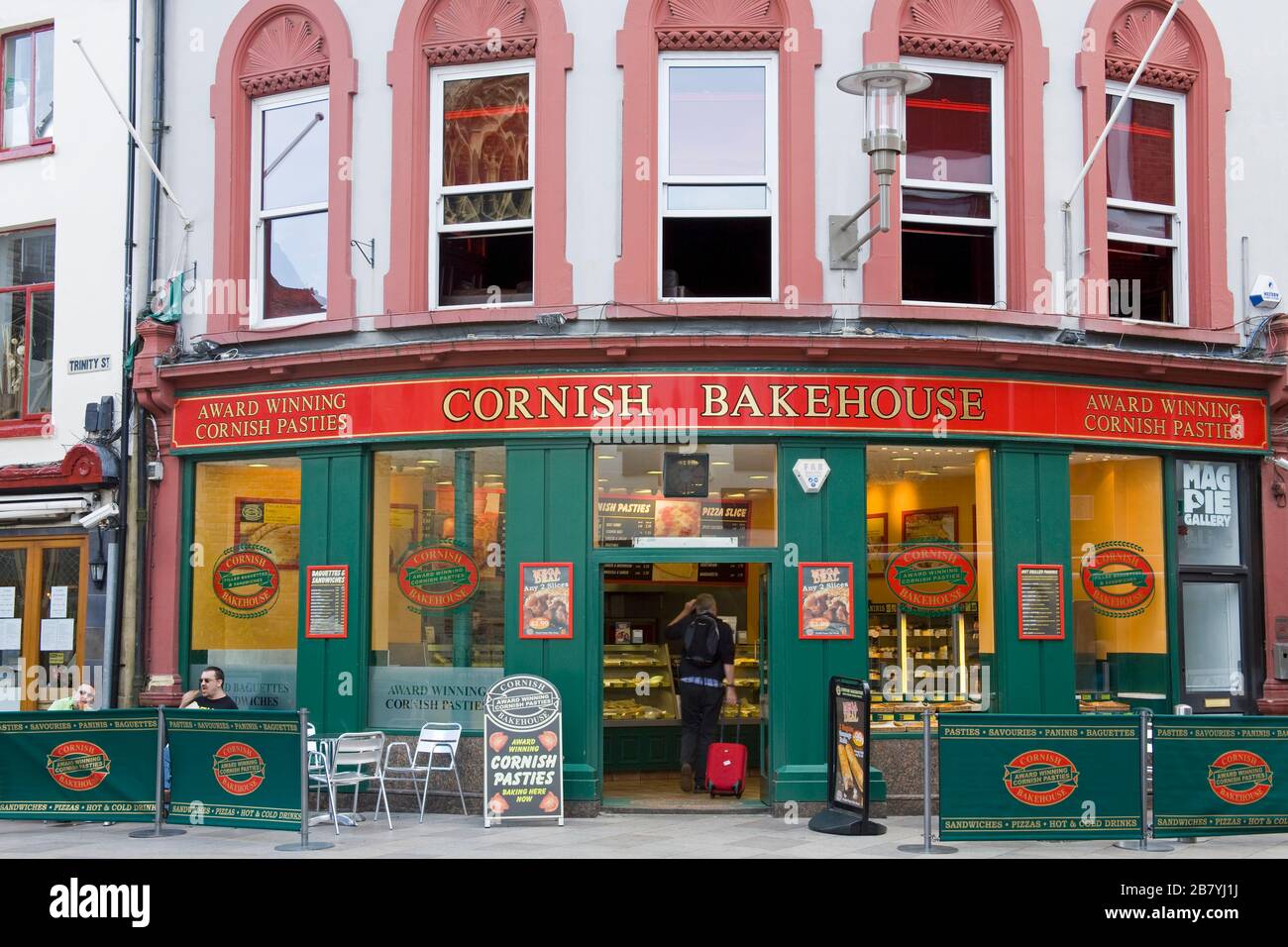 Bakery on Church Street, Cardiff City, Wales, United Kingdom, Great