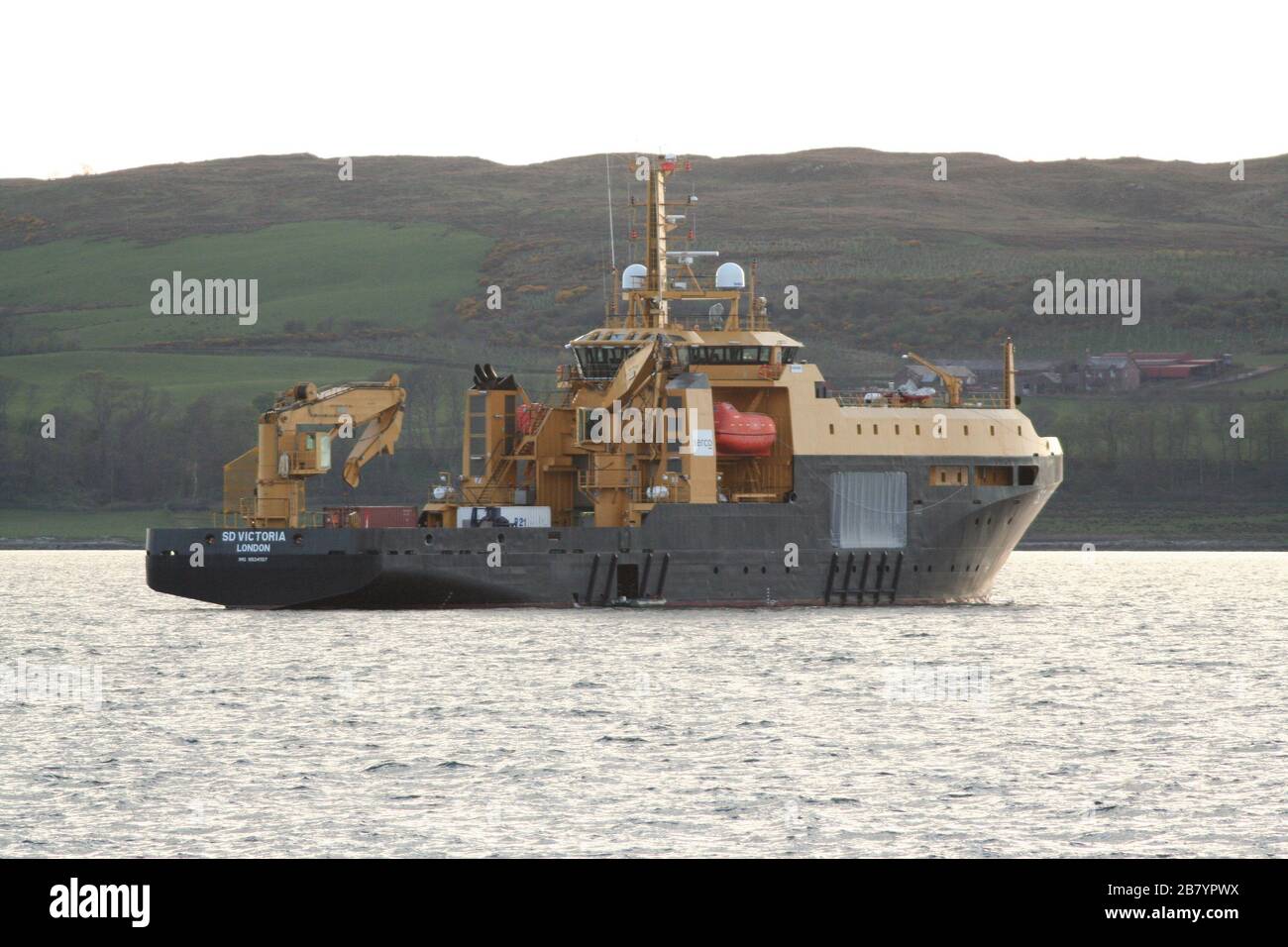 SD Victoria, a worldwide support vessel operated by Serco Marine