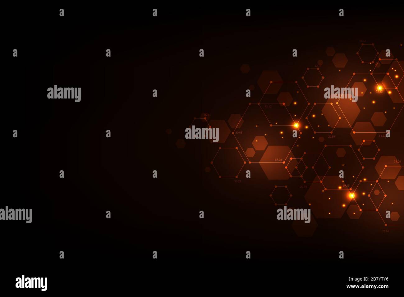 Vector background technology in the concept of data network Stock ...