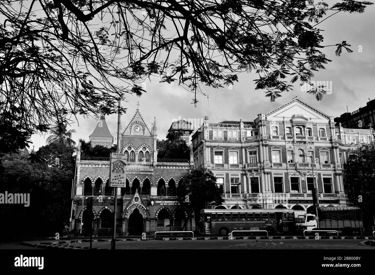 David Sassoon Library, Army and Navy Building, Kala Ghoda, Fort, Bombay, Mumbai, Maharashtra, India, Asia Stock Photo