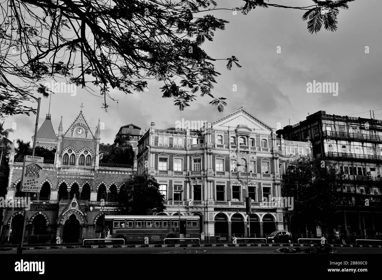 David Sassoon Library, Army and Navy Building, Esplanade Mansion, Kala Ghoda, Fort, Bombay, Mumbai, Maharashtra, India, Asia Stock Photo
