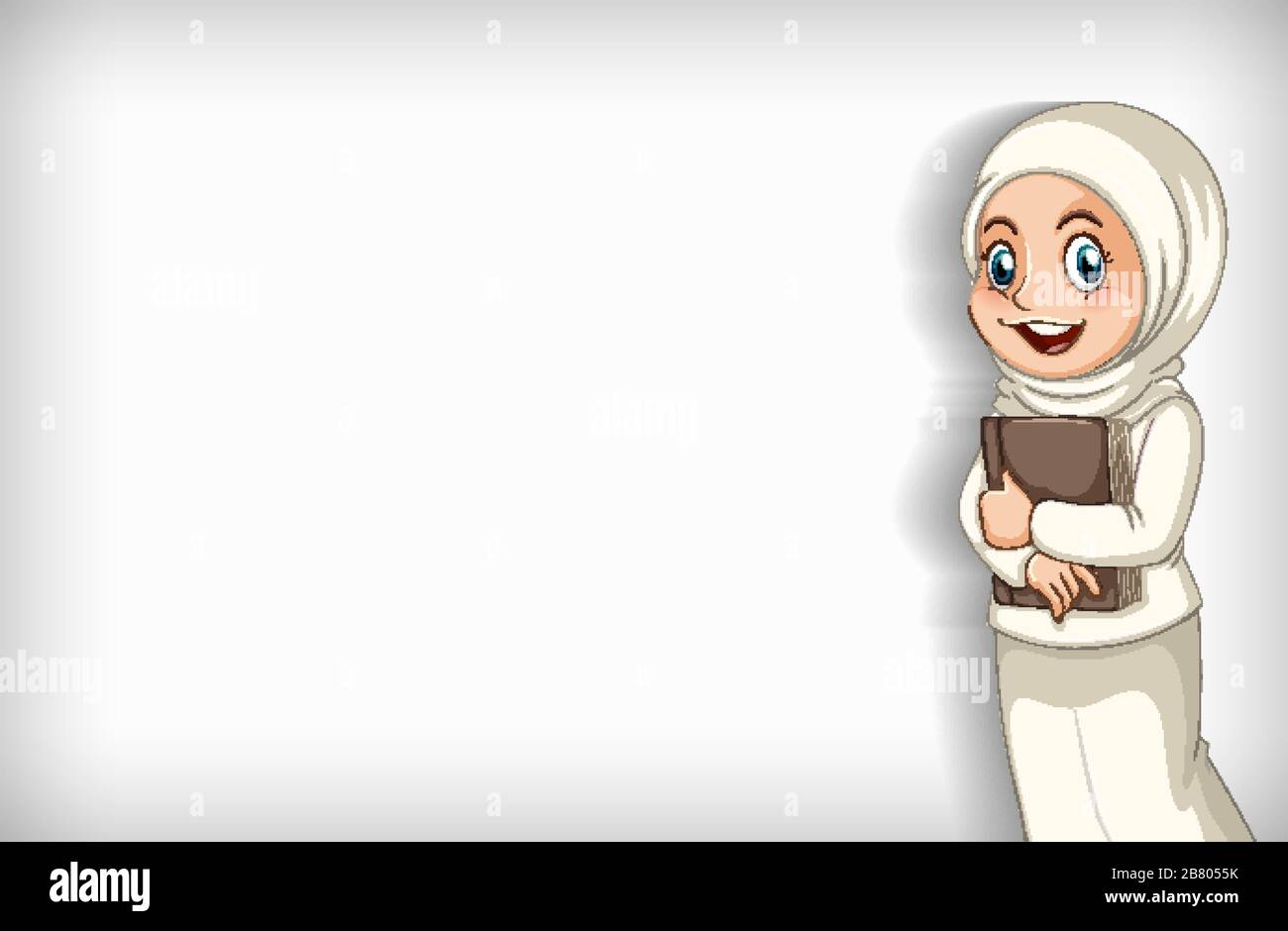 Cute Little Muslim Girl Drawing Stock Photos Cute Little Cute Little Muslim Girl Drawing Stock Photos Cute Little