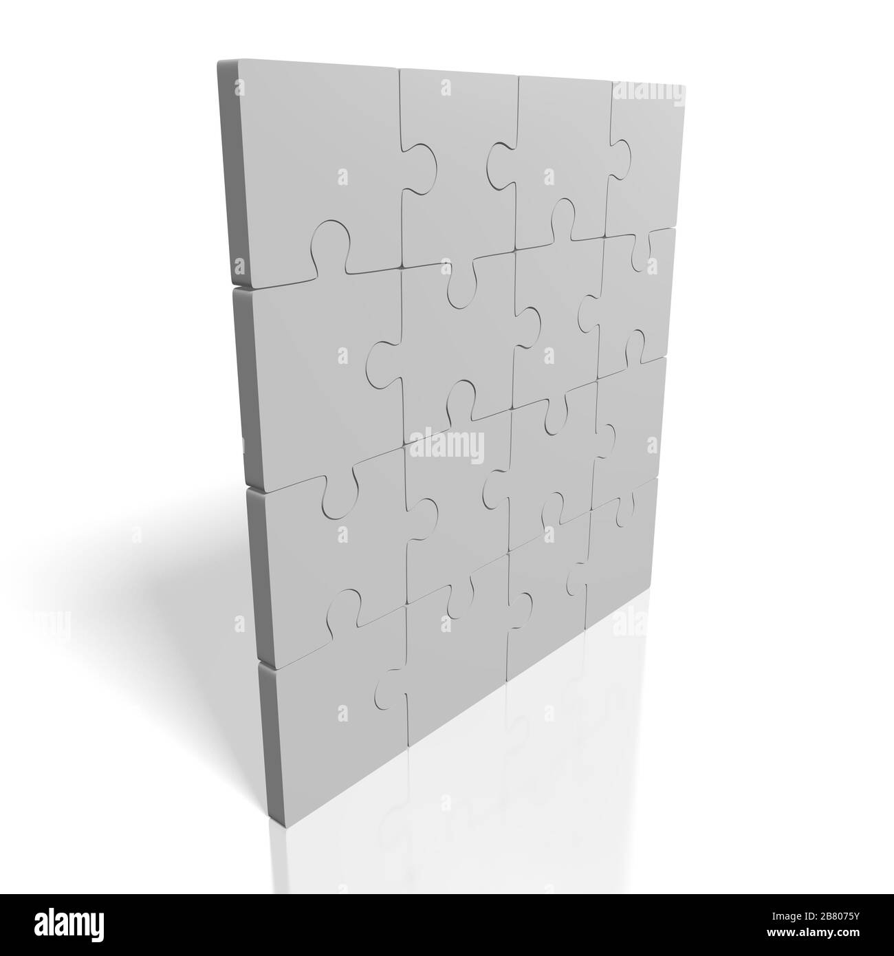 3D jigsaw puzzle illustration Stock Photo Alamy