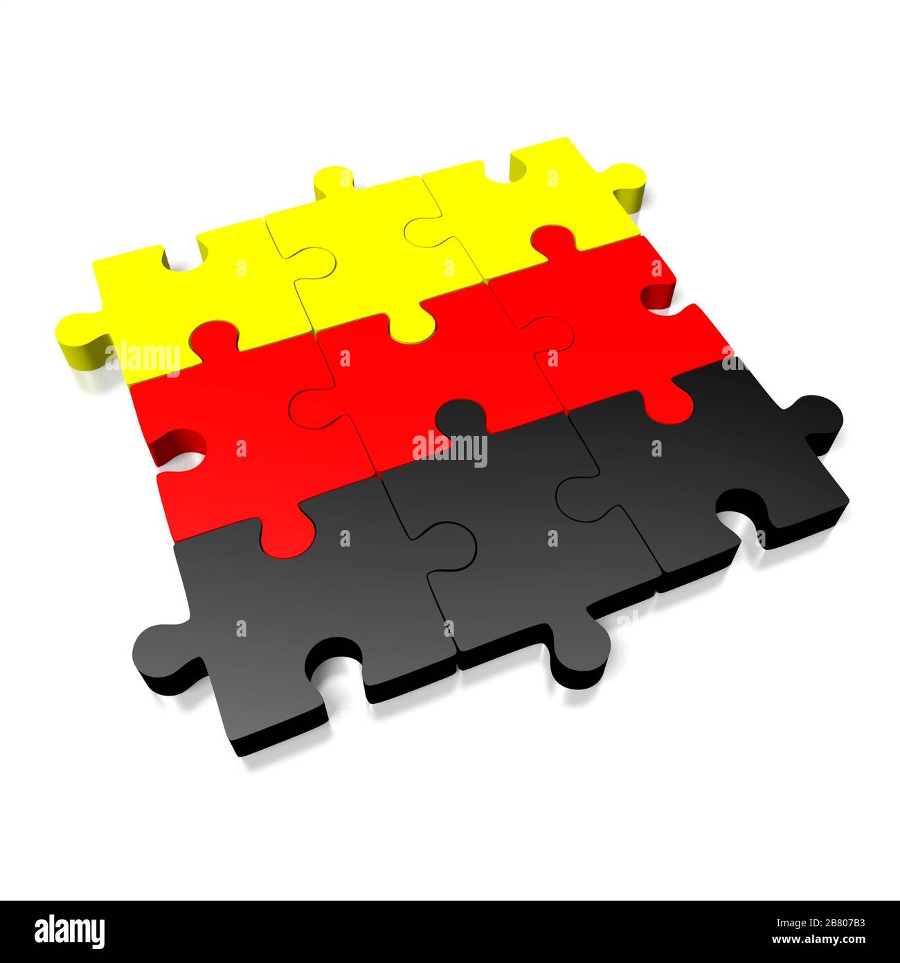 3D puzzles - German flag Stock Photo - Alamy