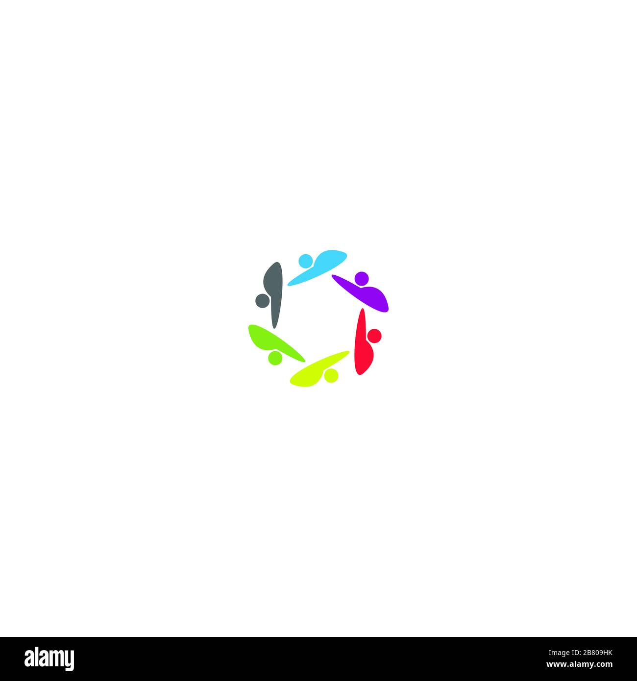 Community, network and social logo design template vector Stock Photo ...