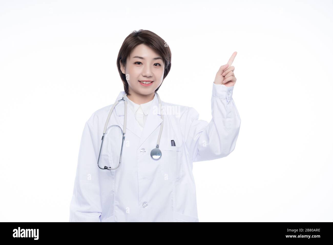 A young Asian woman doctor Stock Photo - Alamy