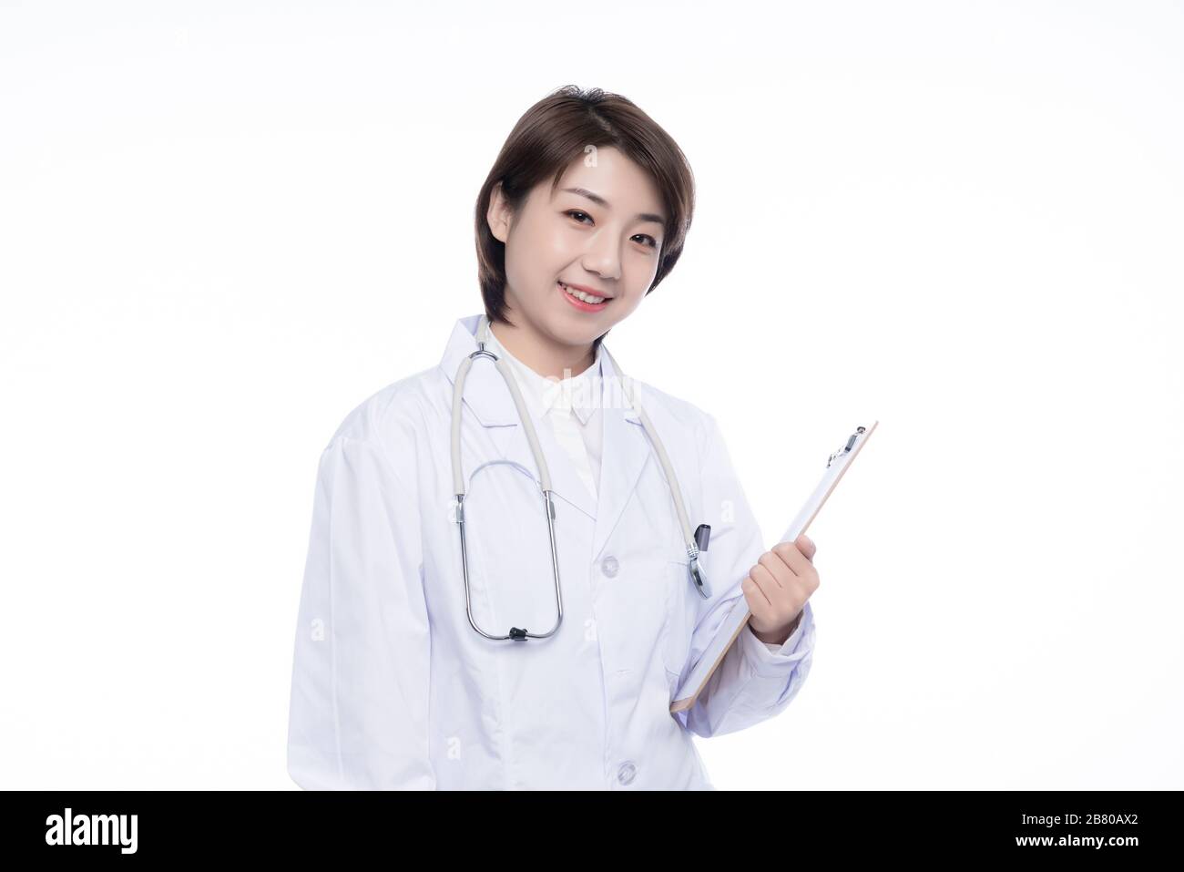 A young Asian woman doctor Stock Photo - Alamy