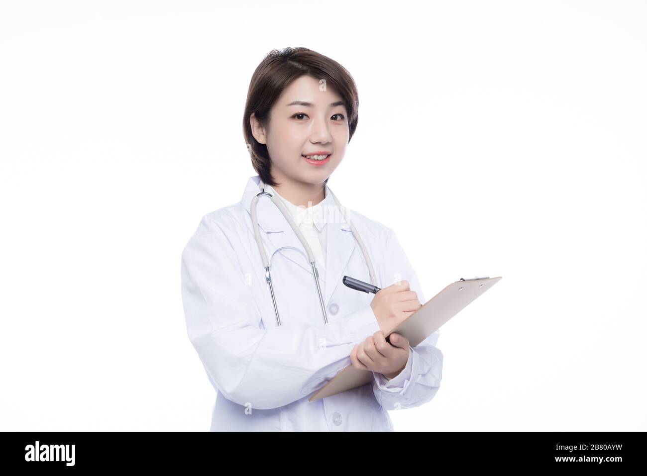 A young Asian woman doctor Stock Photo - Alamy
