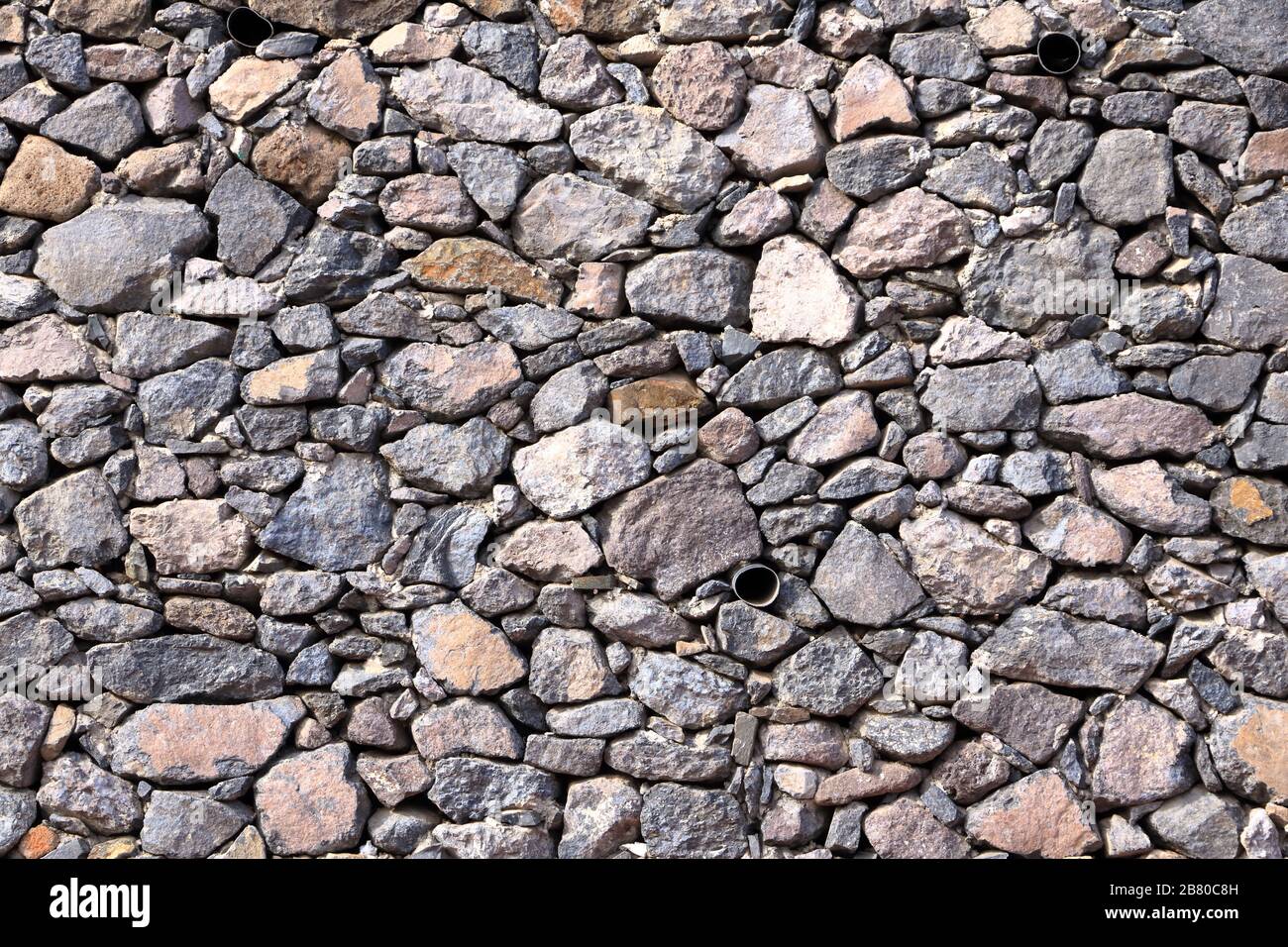 Texture of the grey granite stone wall for background Stock Photo - Alamy