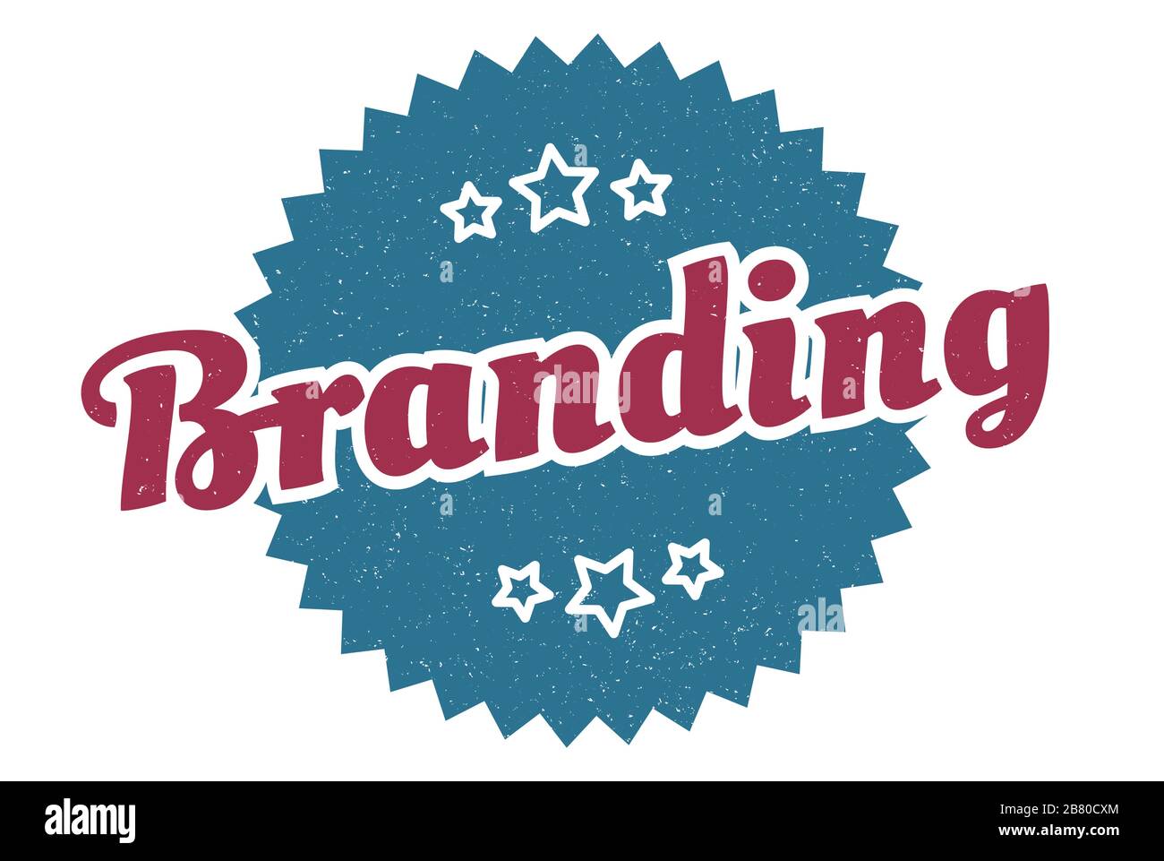 branding sign. branding round vintage retro label. branding Stock ...