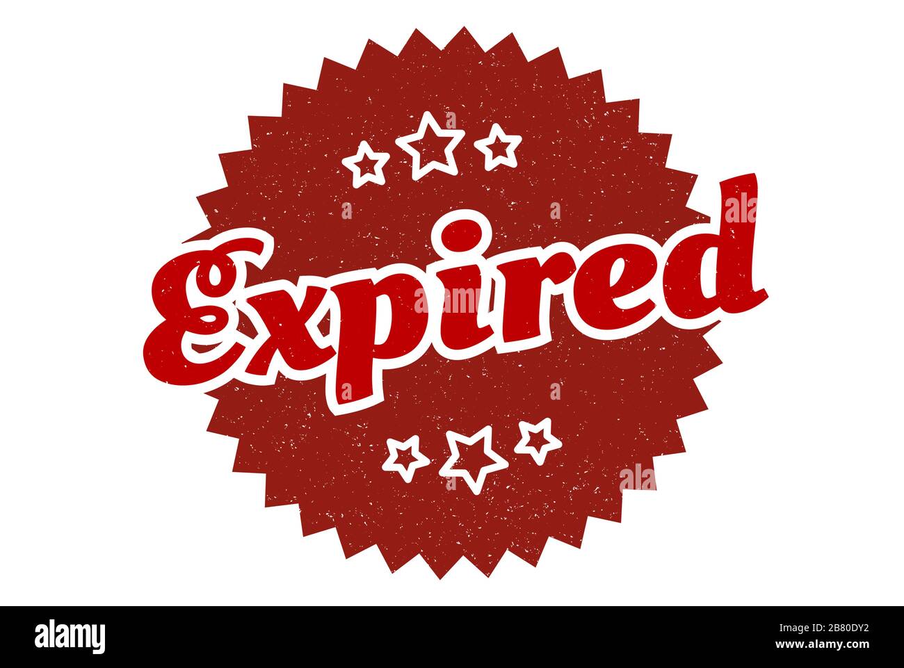 expired sign. expired round vintage retro label. expired Stock Vector