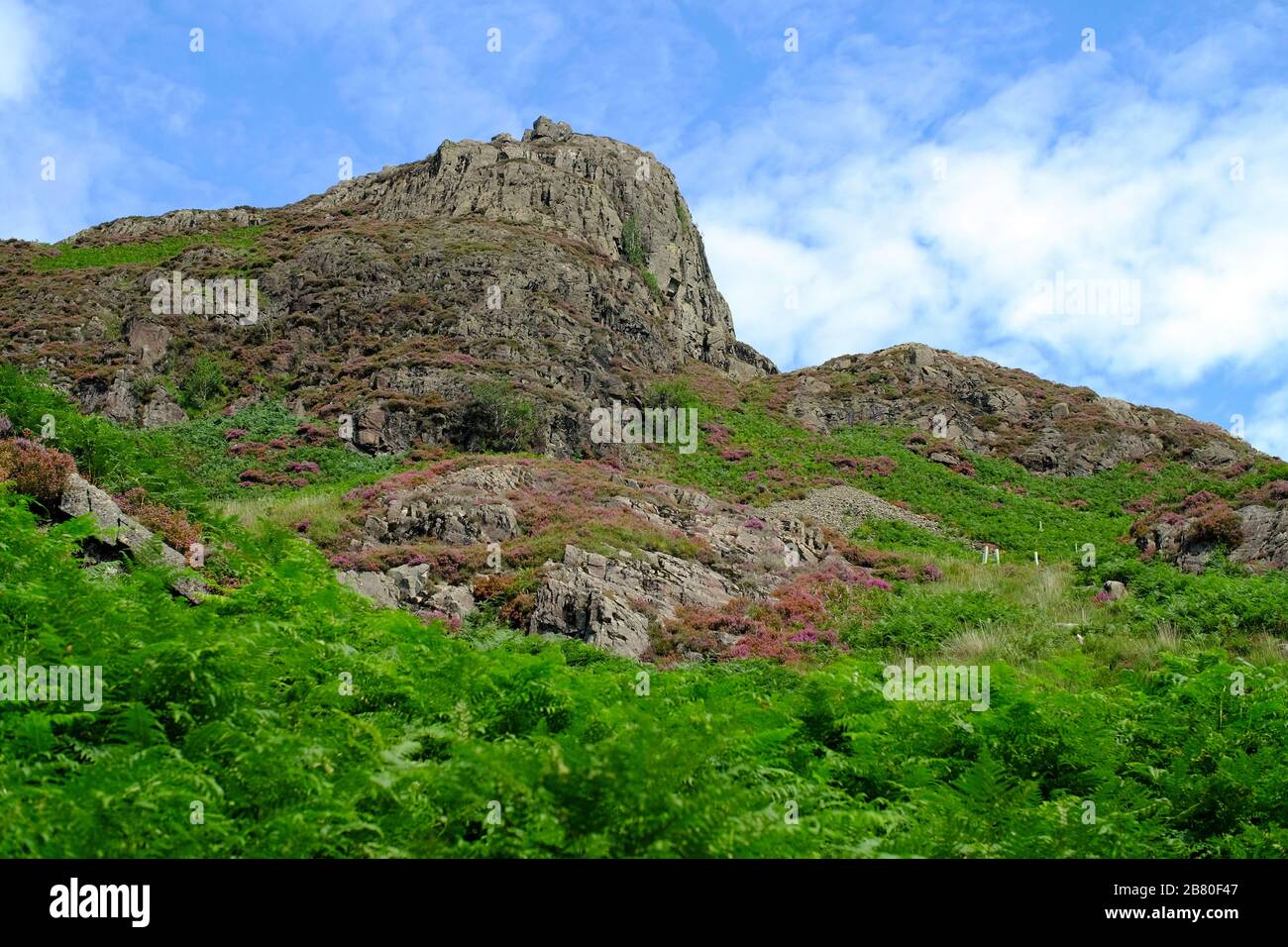 Side Pike in Langdale valley, in the English Lake District, Cumbria. Stock Photo