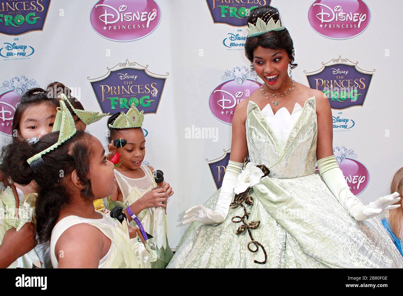 New York, NY, USA. 14 March, 2010. Princess Tiana at the Disney Princess Royal Court at The New York Palace Hotel. Credit: Steve Mack/Alamy Stock Photo