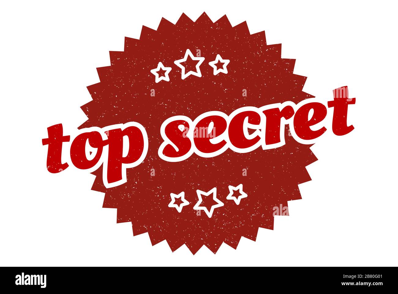 top secret sign. top secret round vintage retro label. top secret Stock ...