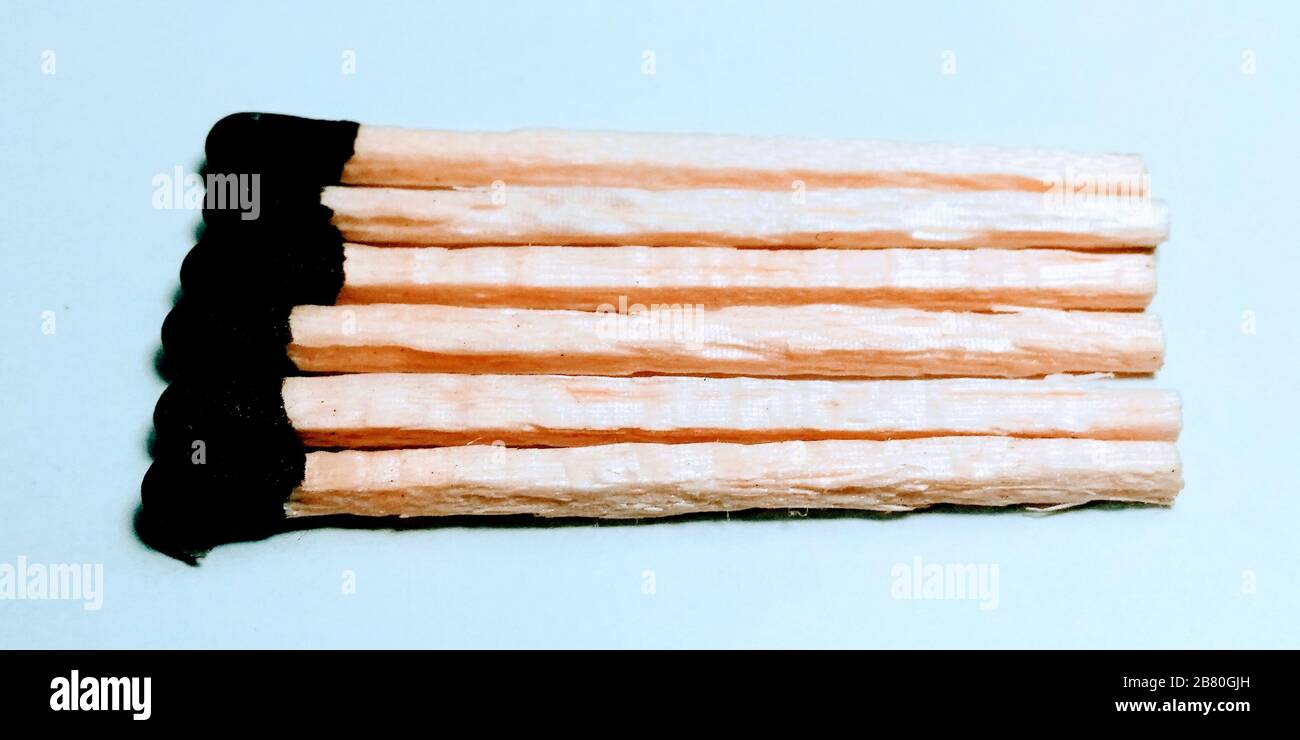 A picture of matchsticks Stock Photo Alamy