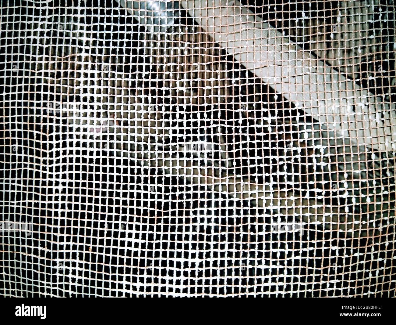 Net of stainless steel Stock Photo