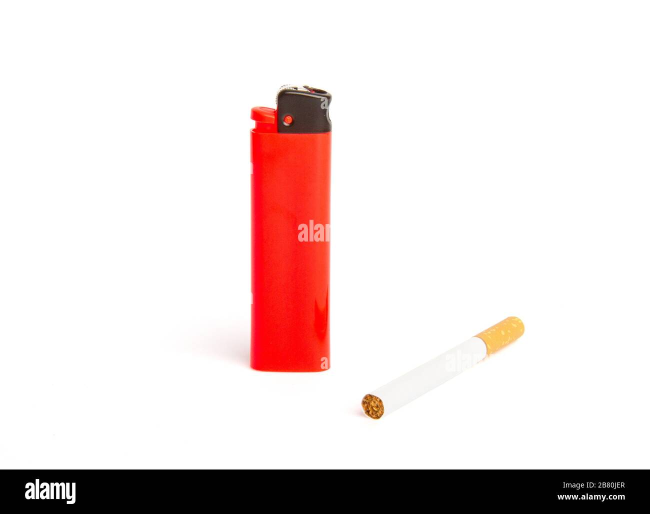 cigarette and lighter Stock Photo Alamy
