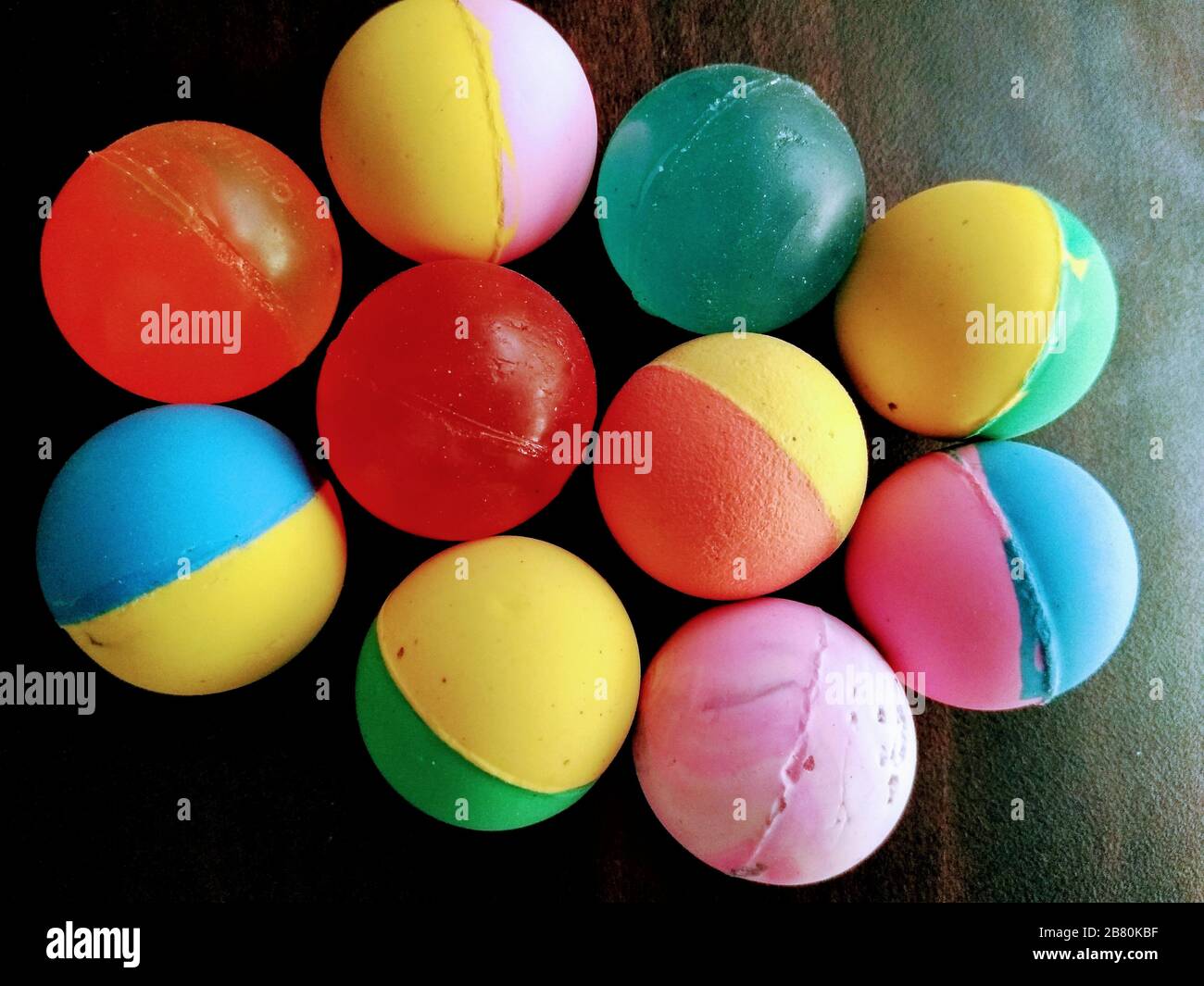 A picture of rubber balls Stock Photo Alamy