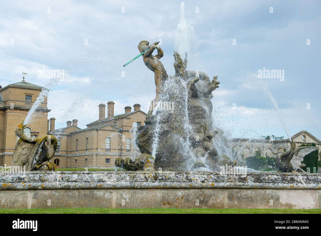 The Perseus and Andromeda fountain at Holkham Hall in Norfolk, England Stock Photo