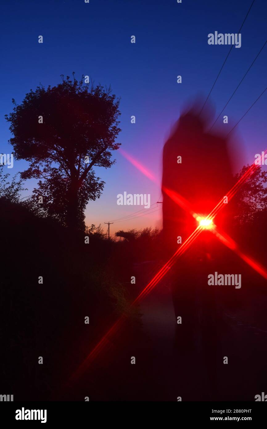 Safety light road night hi-res stock photography and images - Alamy