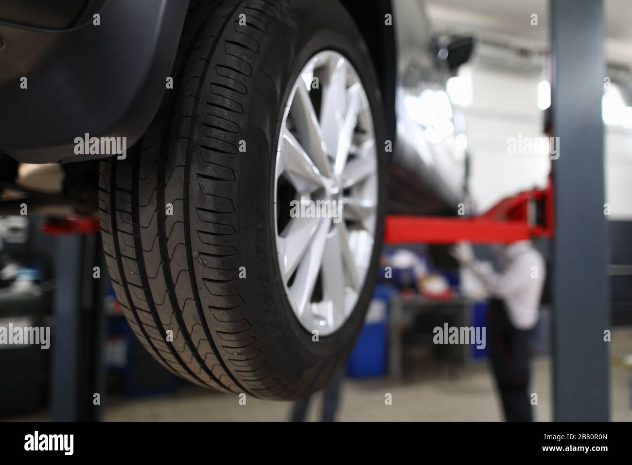 Part of transport facility Stock Photo