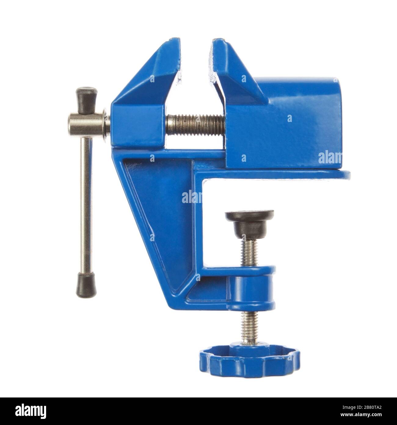 Bench vise Cut Out Stock Images Pictures Alamy