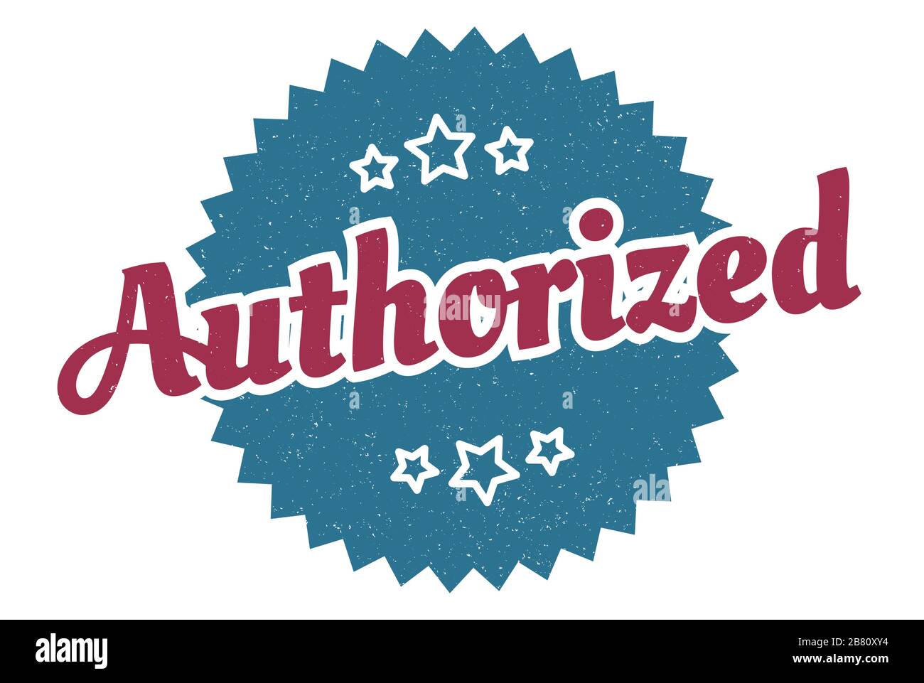 authorized sign. authorized round vintage retro label. authorized Stock ...