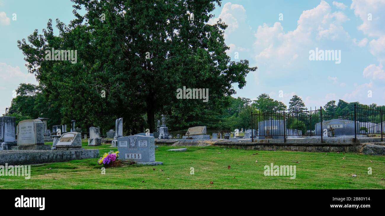 Historic Cemetery in Alpharetta Stock Photo Alamy