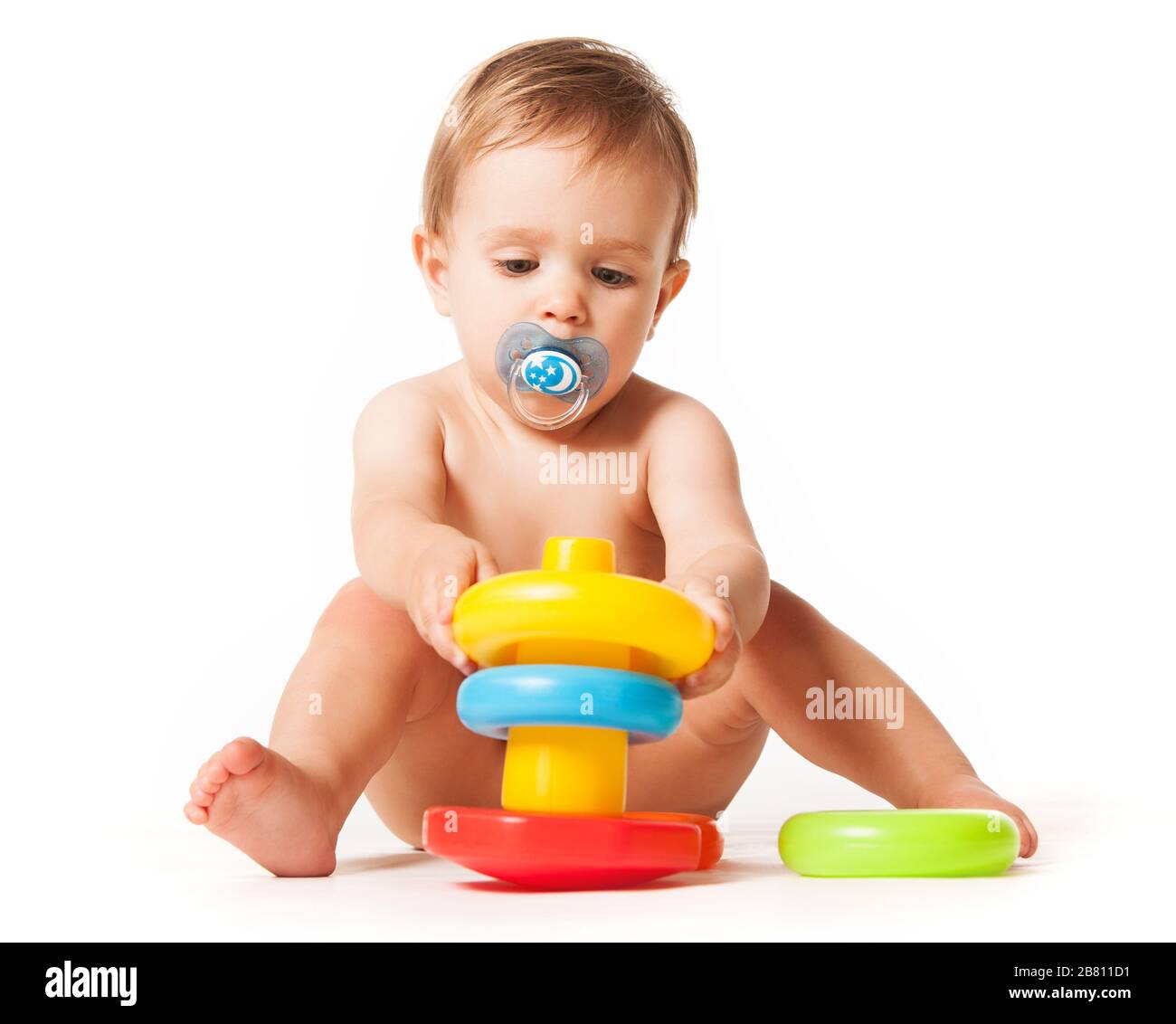 Colorful Baby Stacking Rings Toy | Educational & Fun Learning Pyramid | Multicolor