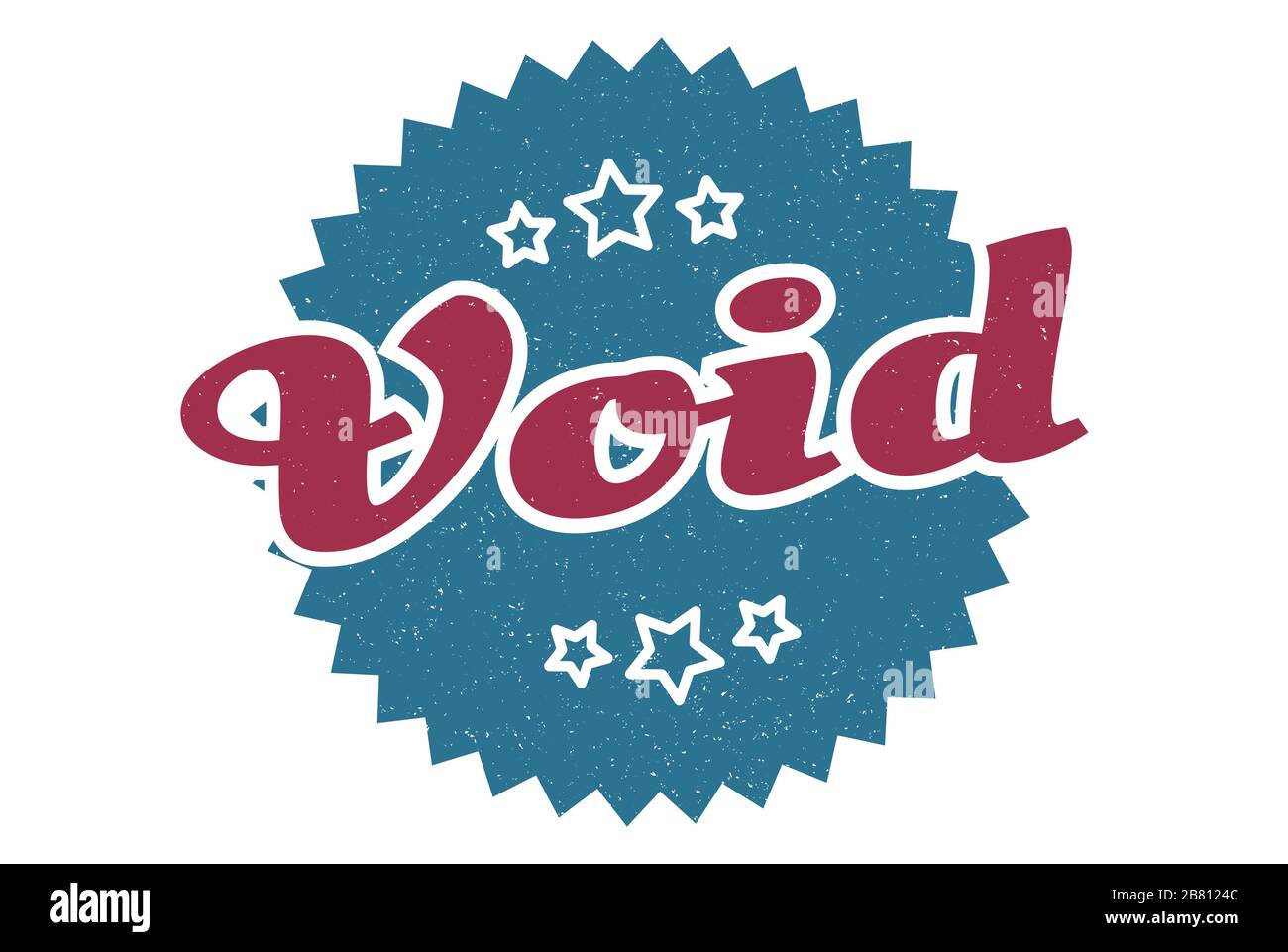 void sign. void round vintage retro label. void Stock Vector
