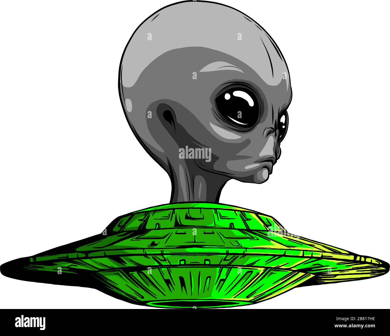Ufo art Stock Vector Images - Alamy