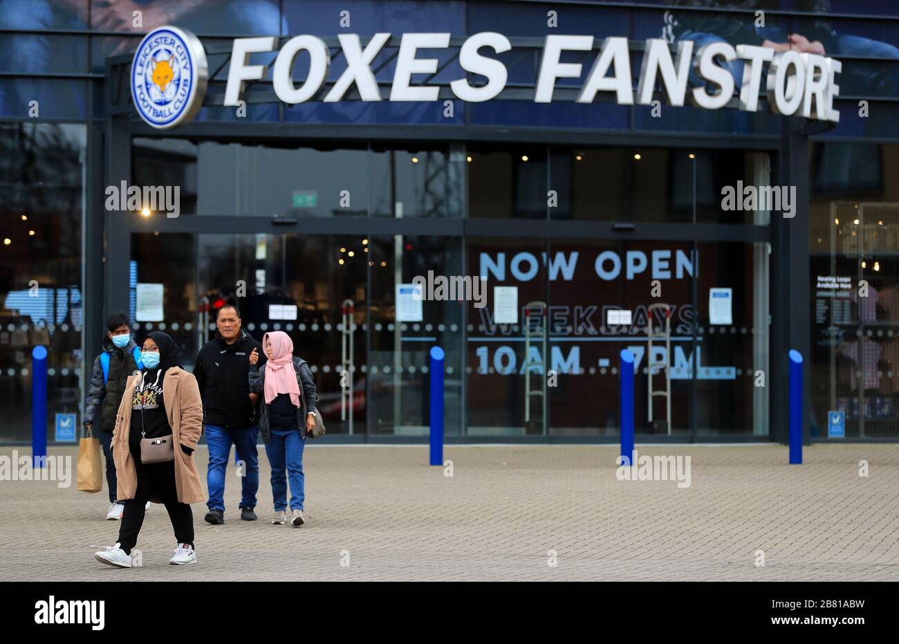 City fanstore at the king power stadium hi-res stock photography