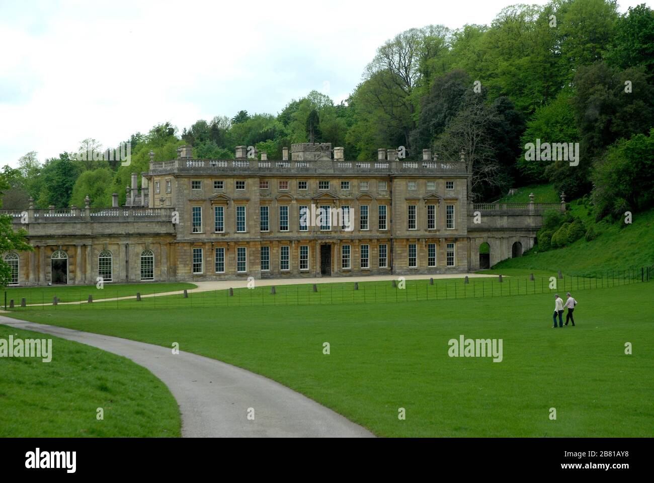 Dyrham Park.Late 17th-century mansion, garden and deer park Dyrham, nr Bath, Gloucestershire. Dyrham Park was also the film location for 'Remains of t Stock Photo