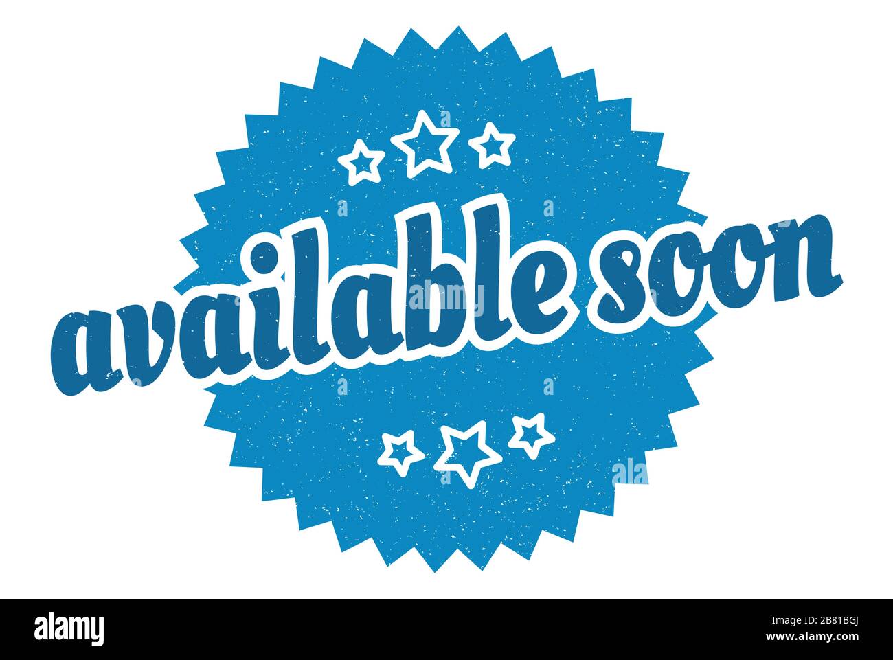 available soon sign. available soon round vintage retro label ...