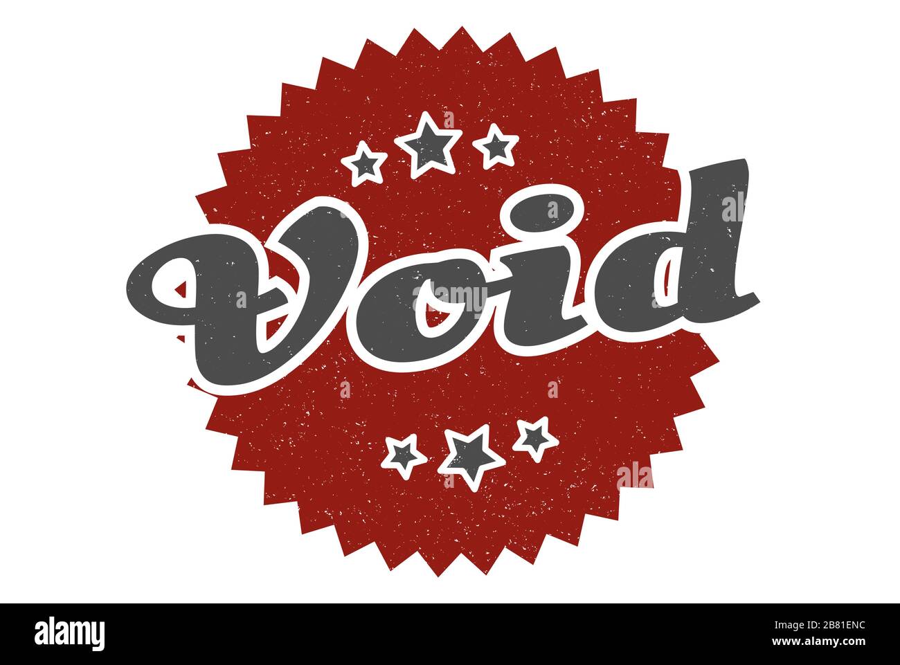 void sign. void round vintage retro label. void Stock Vector