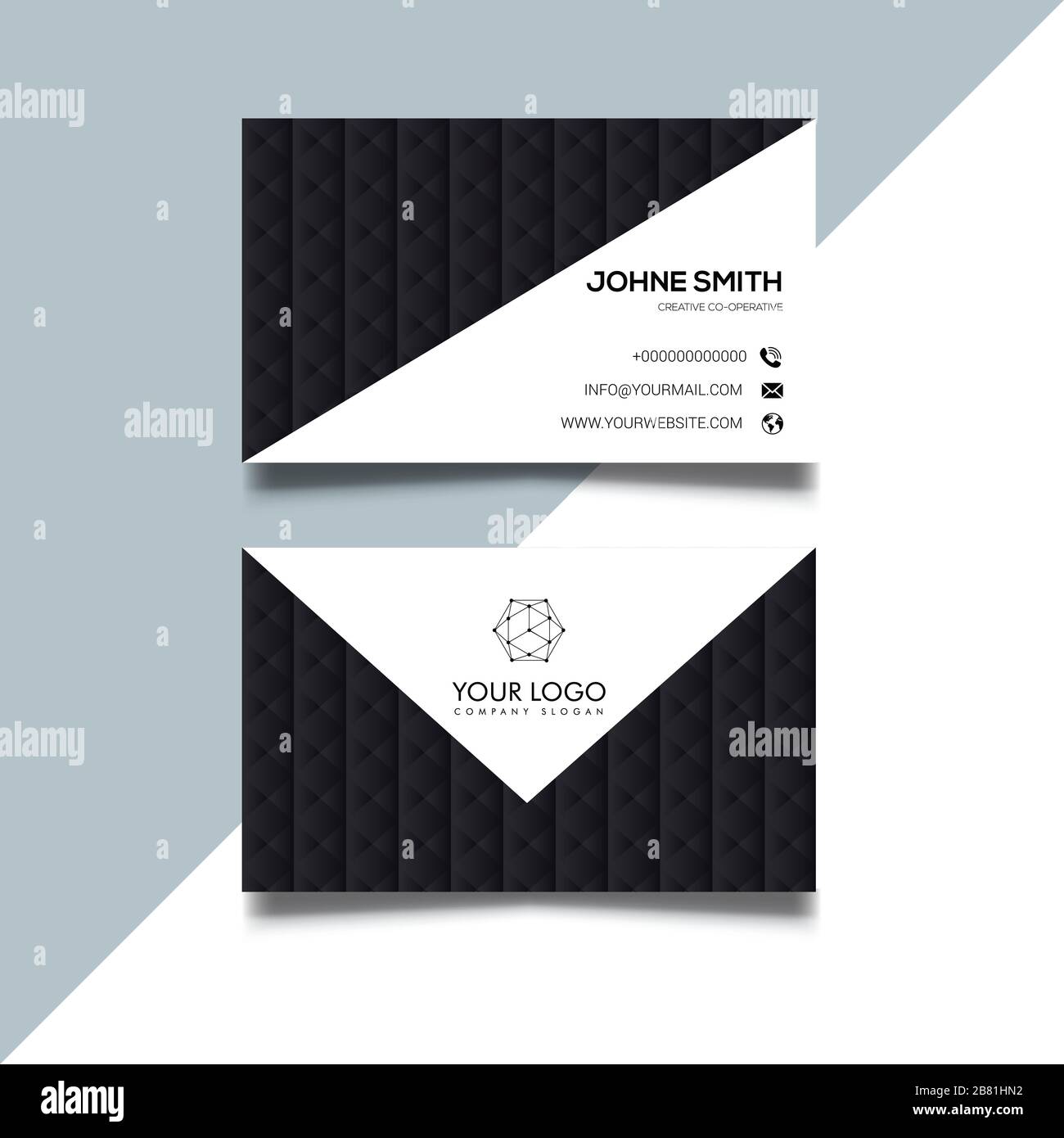 Modern Corporate Business Card Template Stock Vector Image & Art Alamy