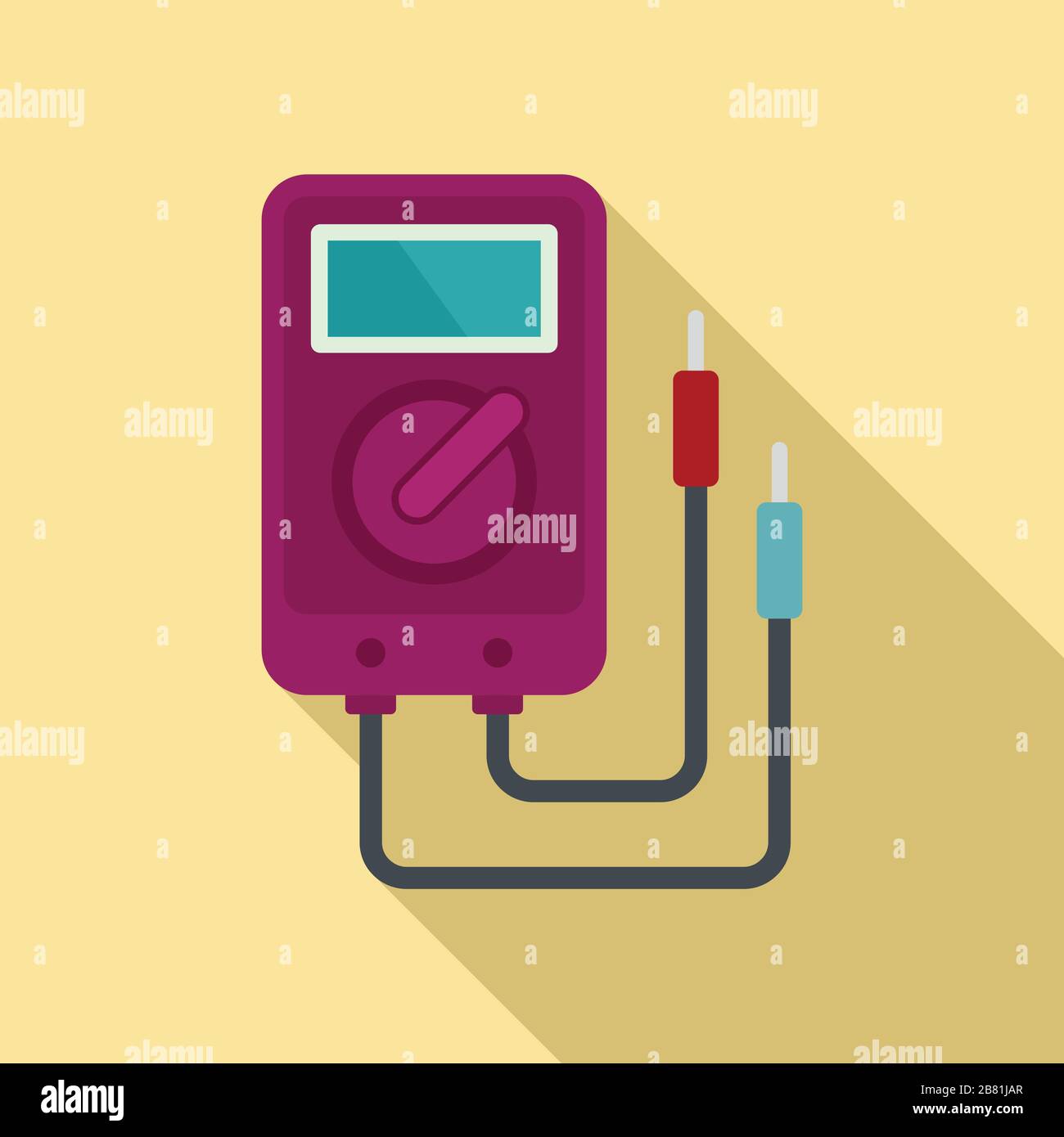 Multimeter icon. Flat illustration of multimeter vector icon for web ...