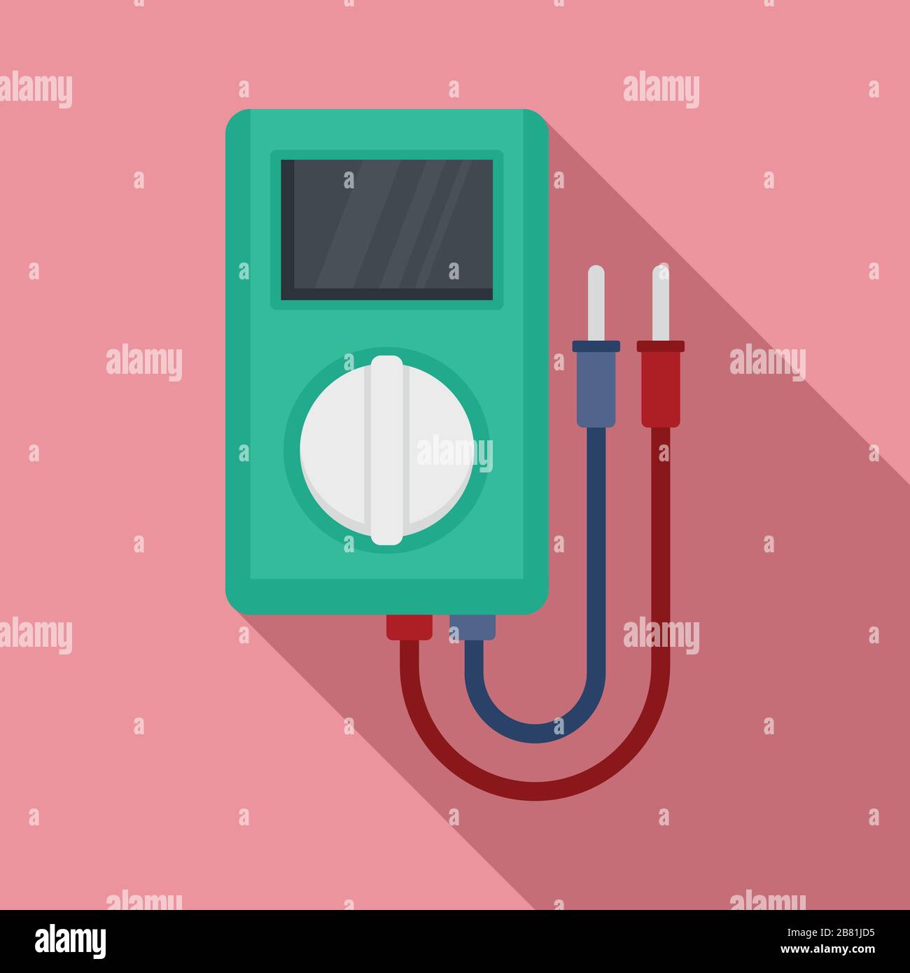 Multimeter equipment icon. Flat illustration of multimeter equipment ...