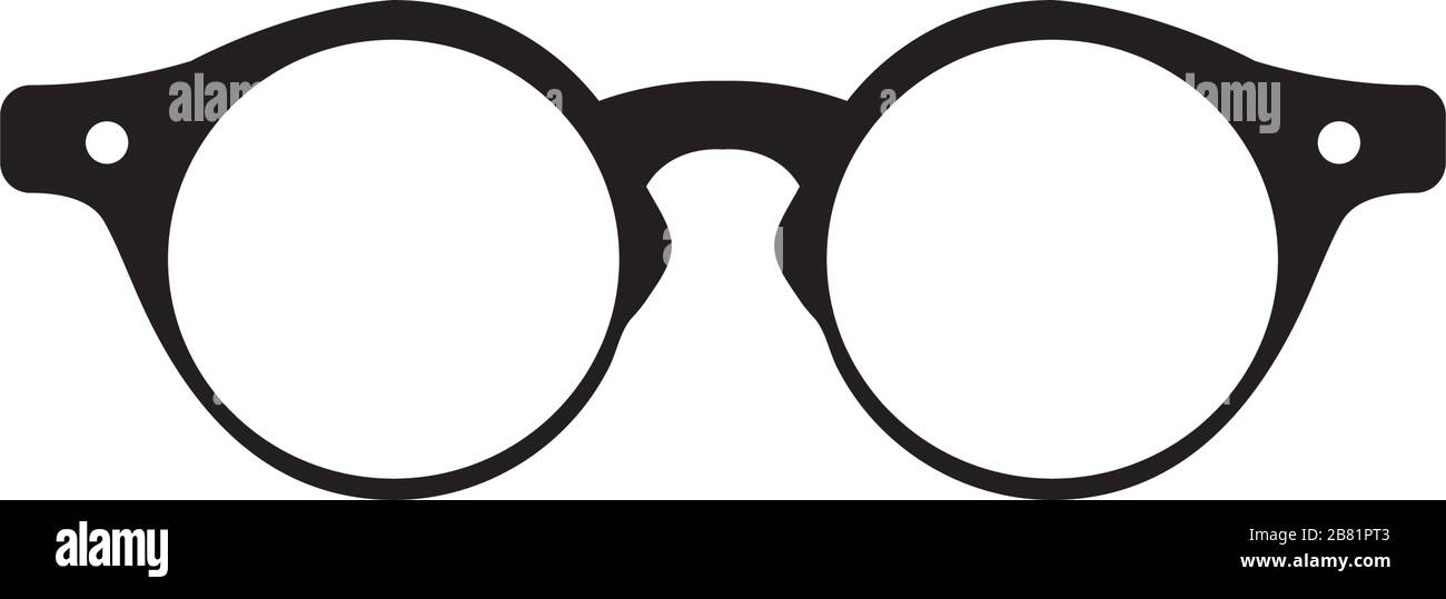 Glasses graphic design template vector isolated Stock Vector Image