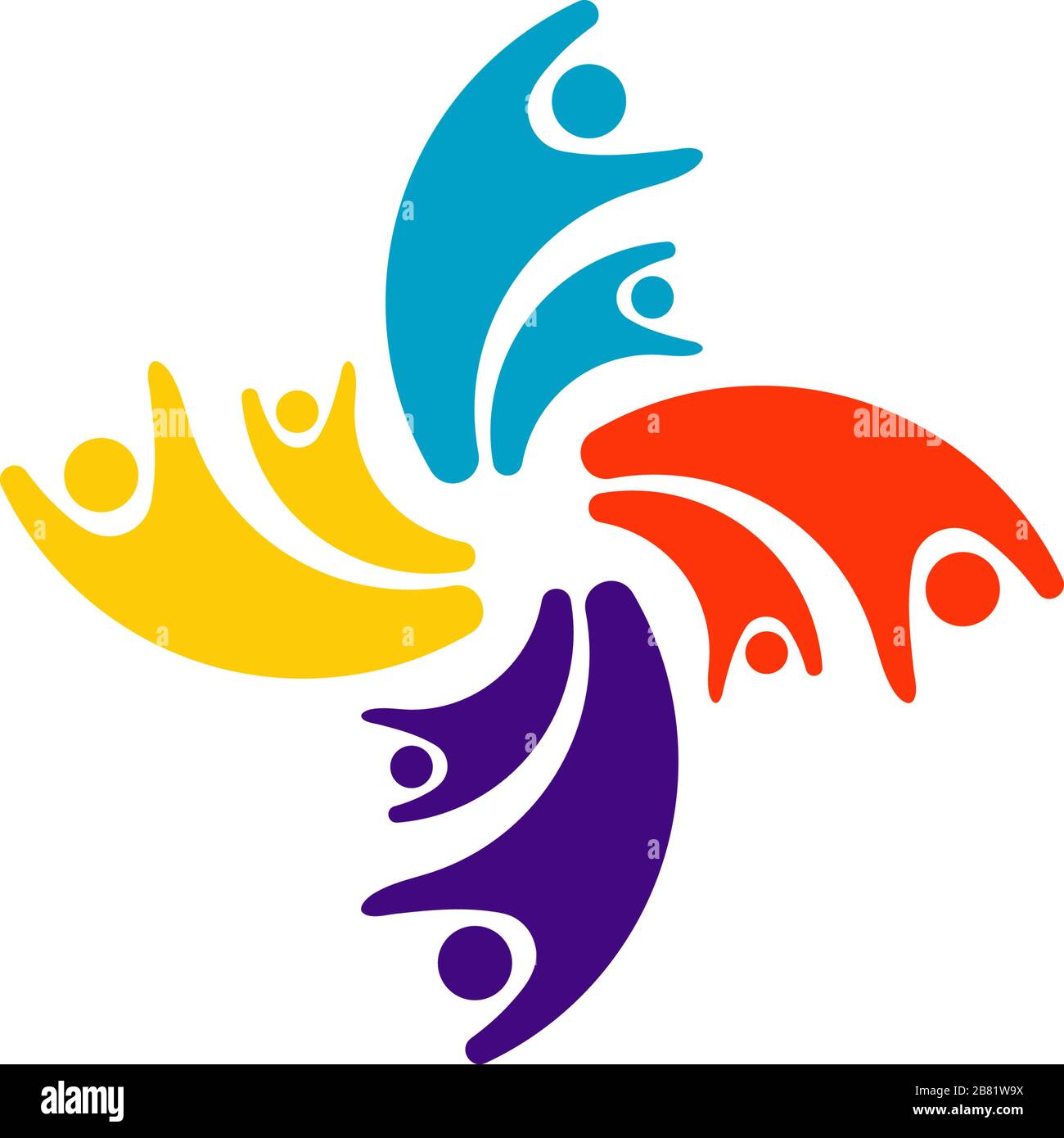 Corporate volunteer work Stock Vector Images - Alamy
