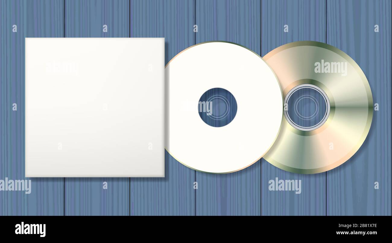 Blank disk and case template Stock Vector Image & Art Alamy