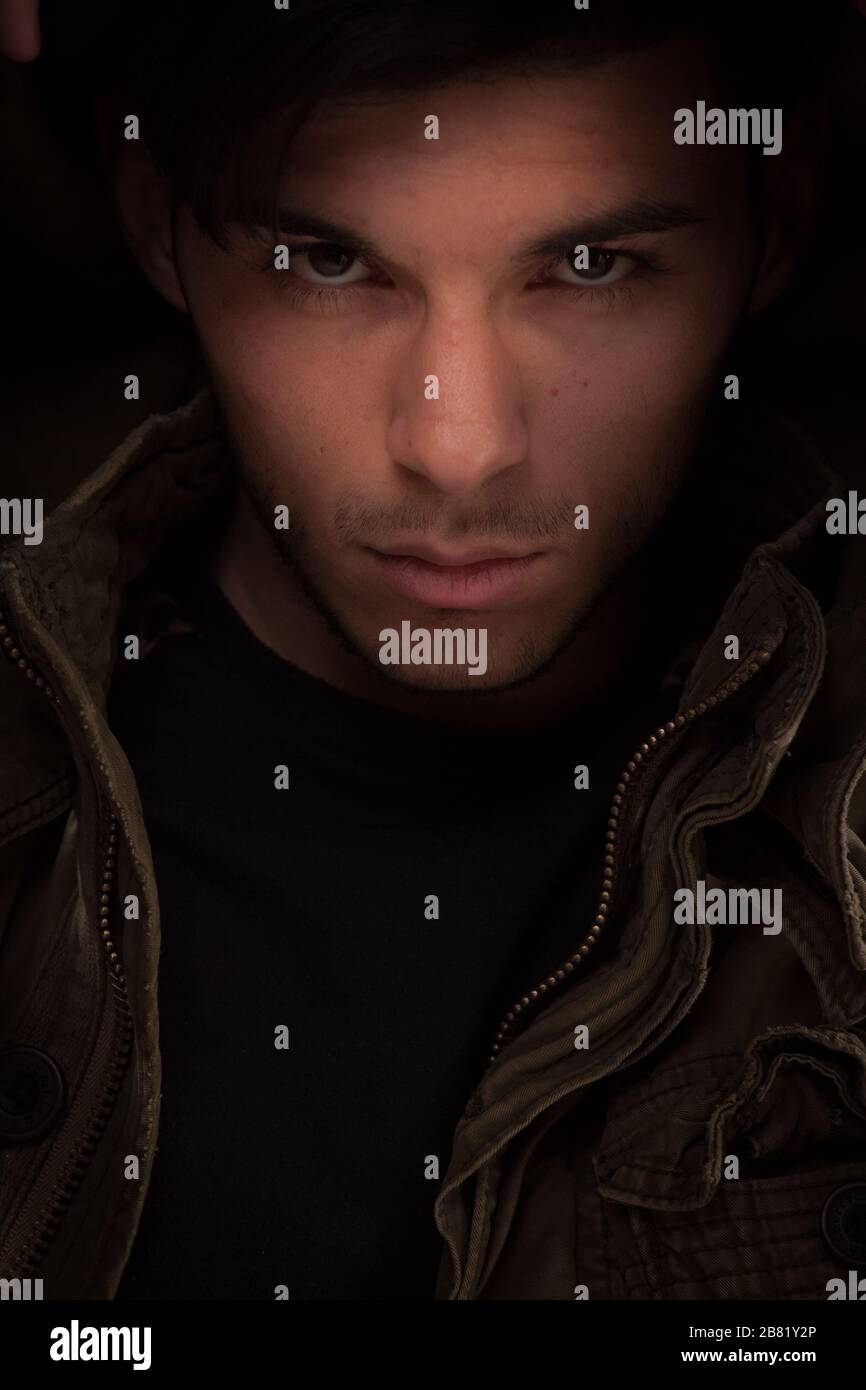 fashion like portrait of young man Stock Photo - Alamy