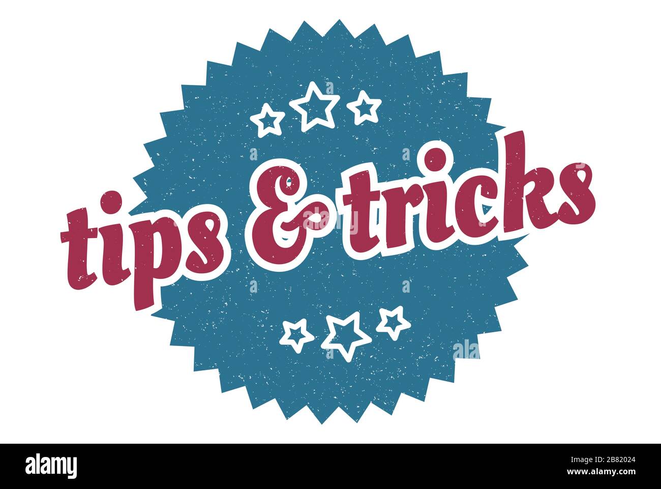 tips & tricks sign. tips & tricks round vintage retro label. tips & tricks Stock Vector