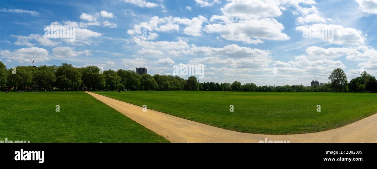 Hyde Park in London, England Stock Photo