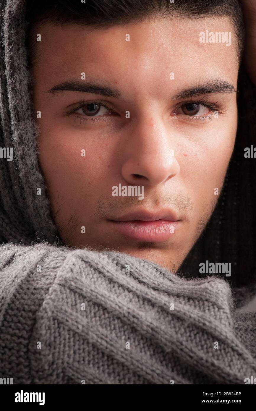 fashion like portrait of young man Stock Photo - Alamy