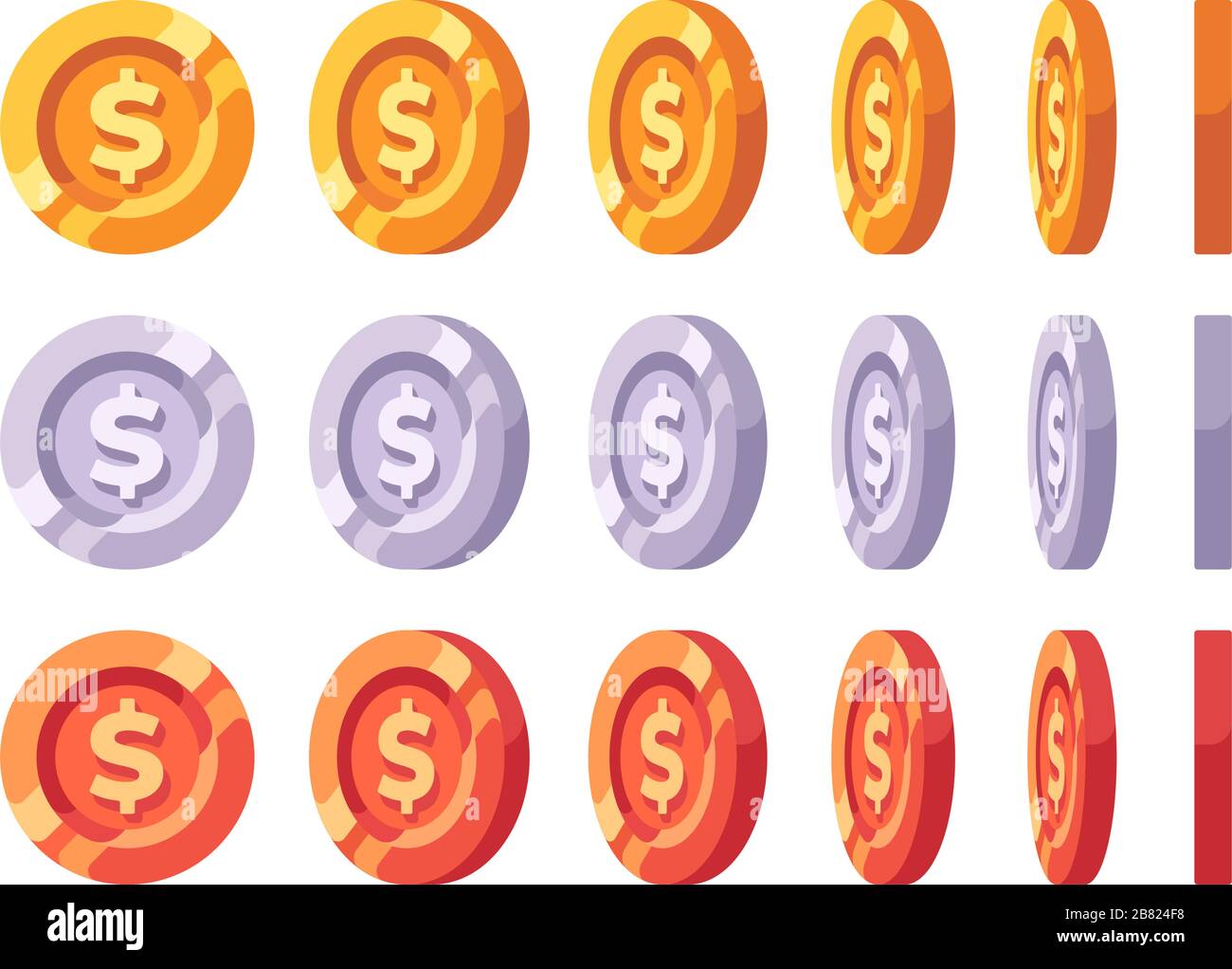 Gold silver bronze coins hires stock photography and images Alamy