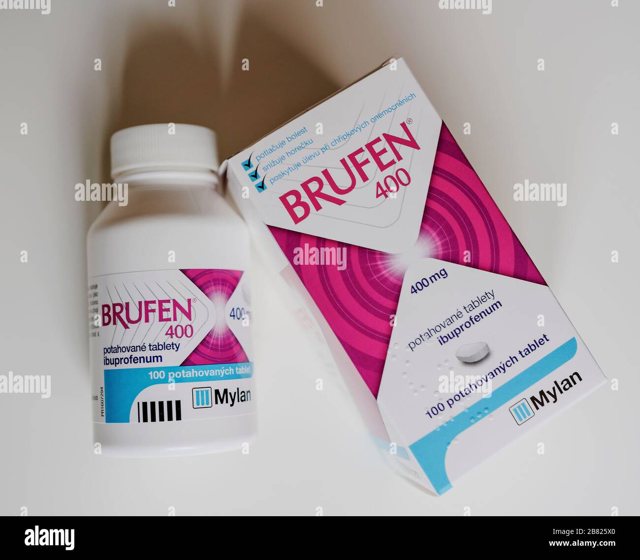 Brufen, ibuprofen, anti-inflammatory drugs, medicine, pills, pain killer,  fever, and inflammation Stock Photo - Alamy