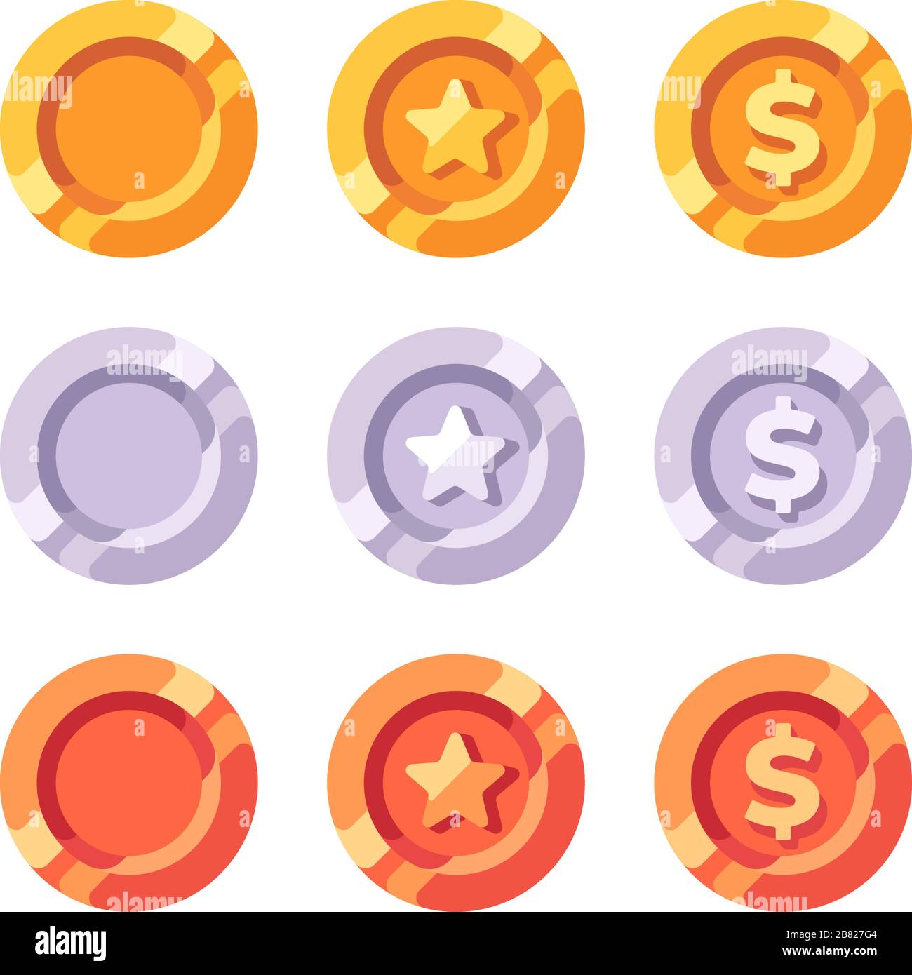 Gold silver bronze coins hires stock photography and images Alamy