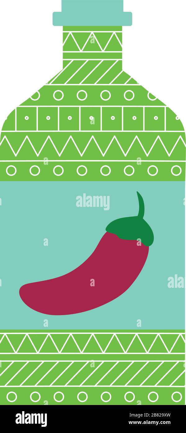 Chilli sauce bottle Stock Vector Images Alamy
