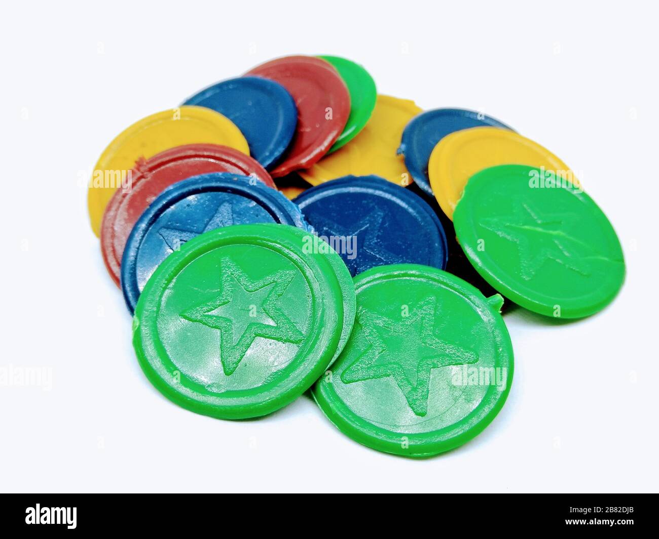 A picture of ludo dice Stock Photo